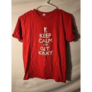 Kinky Boots Musical Tshirt Red Size M SHort Sleeve Cyndi Lauper Broadway Medium